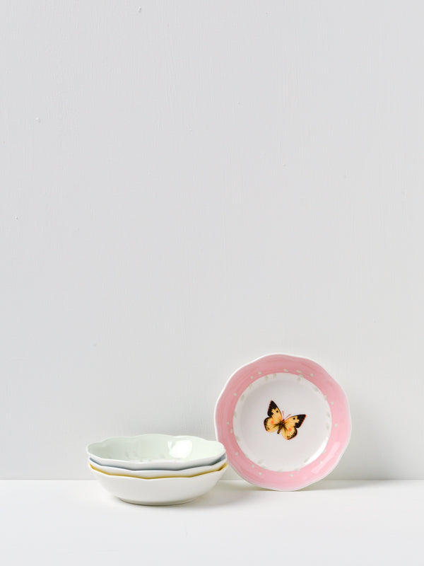 Butterfly Meadow 4 piece Dessert Bowl Set